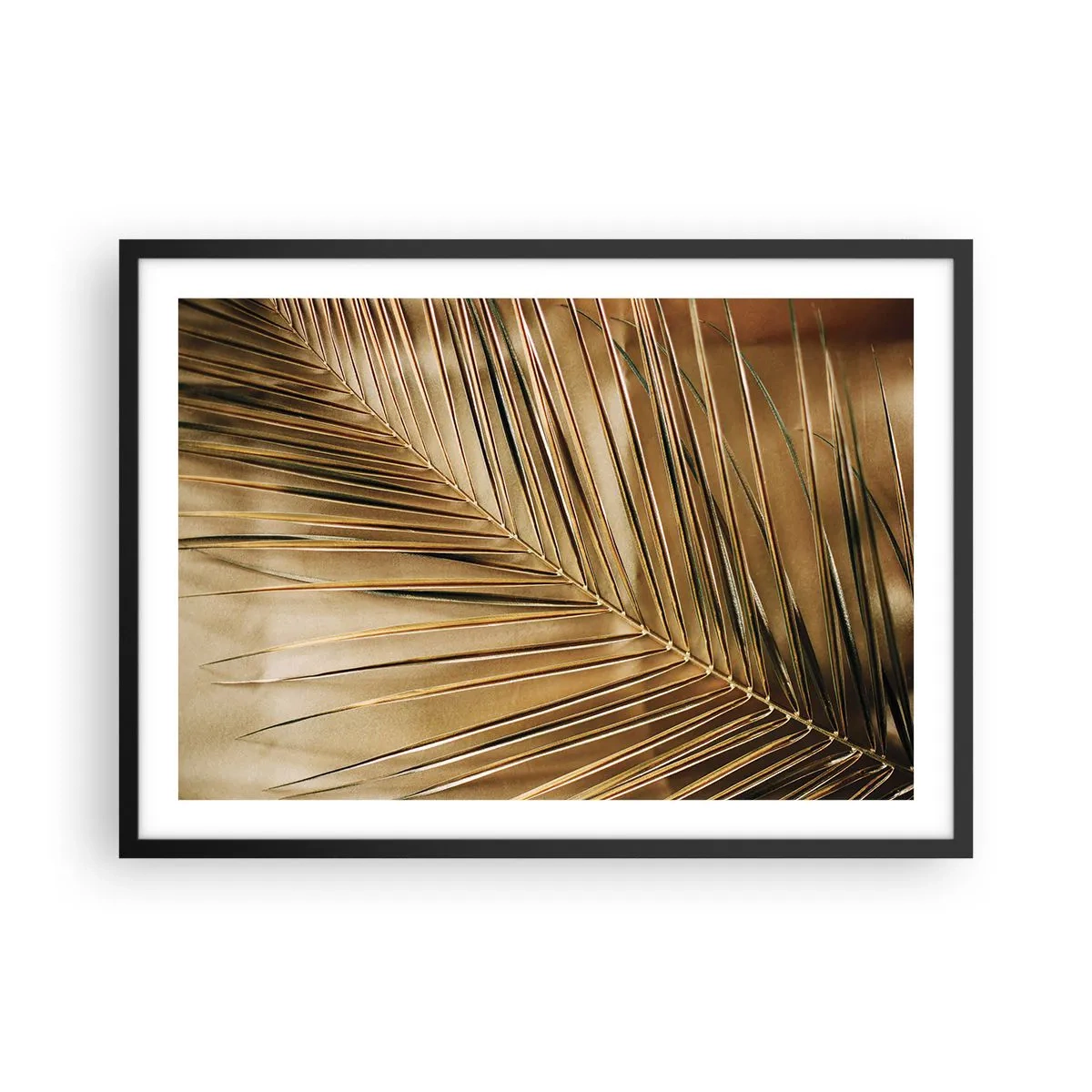 Affisch i svart ram - Naturlig pelargång - 70x50 cm