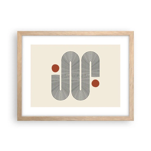 Affisch i ram av ljusek - från början till slutet - 40x30 cm