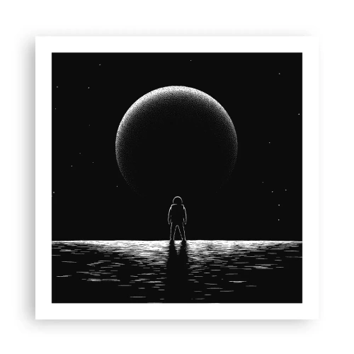 Affisch - Ansikte mot ansikte - 60x60 cm