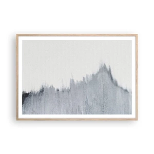 Affisch i ram av ljusek - Mystisk skiva - 100x70 cm