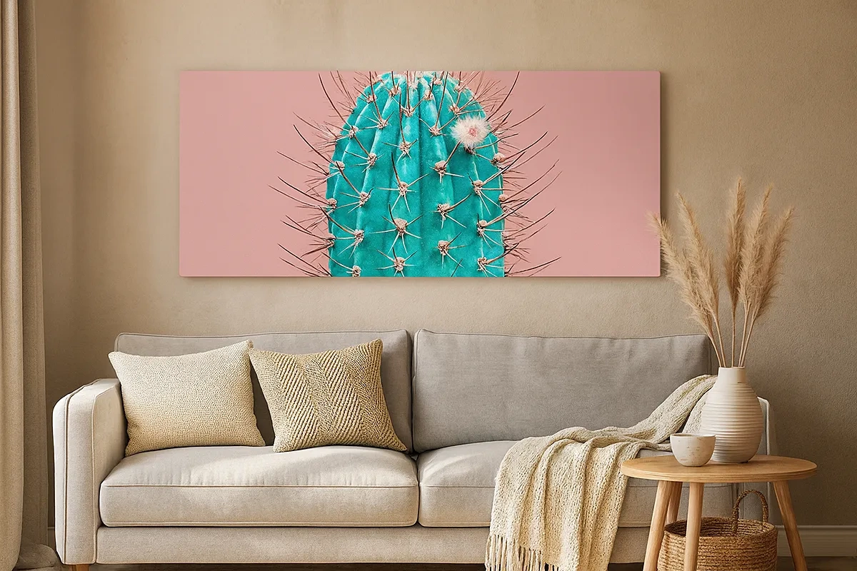 Canvastavla - Bild på duk - Titta bara - 30x30 cm