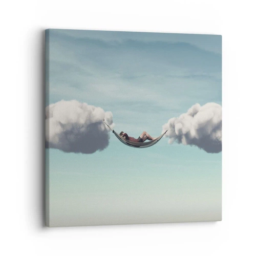 Canvastavla - Bild på duk - Stundens salighet - 30x30 cm