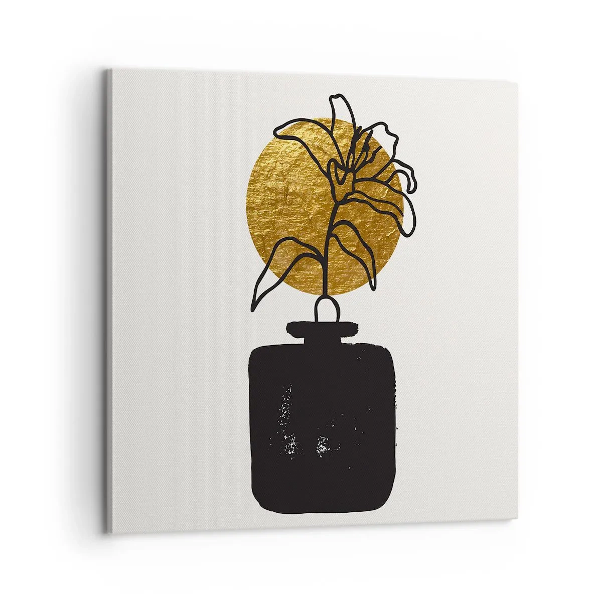 Canvastavla - Bild på duk - Guldvärd skönhet - 60x60 cm
