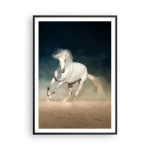 Affisch i svart ram - Frihet i ett rent tillstånd - 70x100 cm