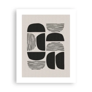 Affisch - Arrangemang med halvor - 40x50 cm