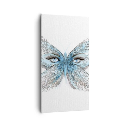 Canvastavla - Bild på duk - Fjärilögon - 55x100 cm