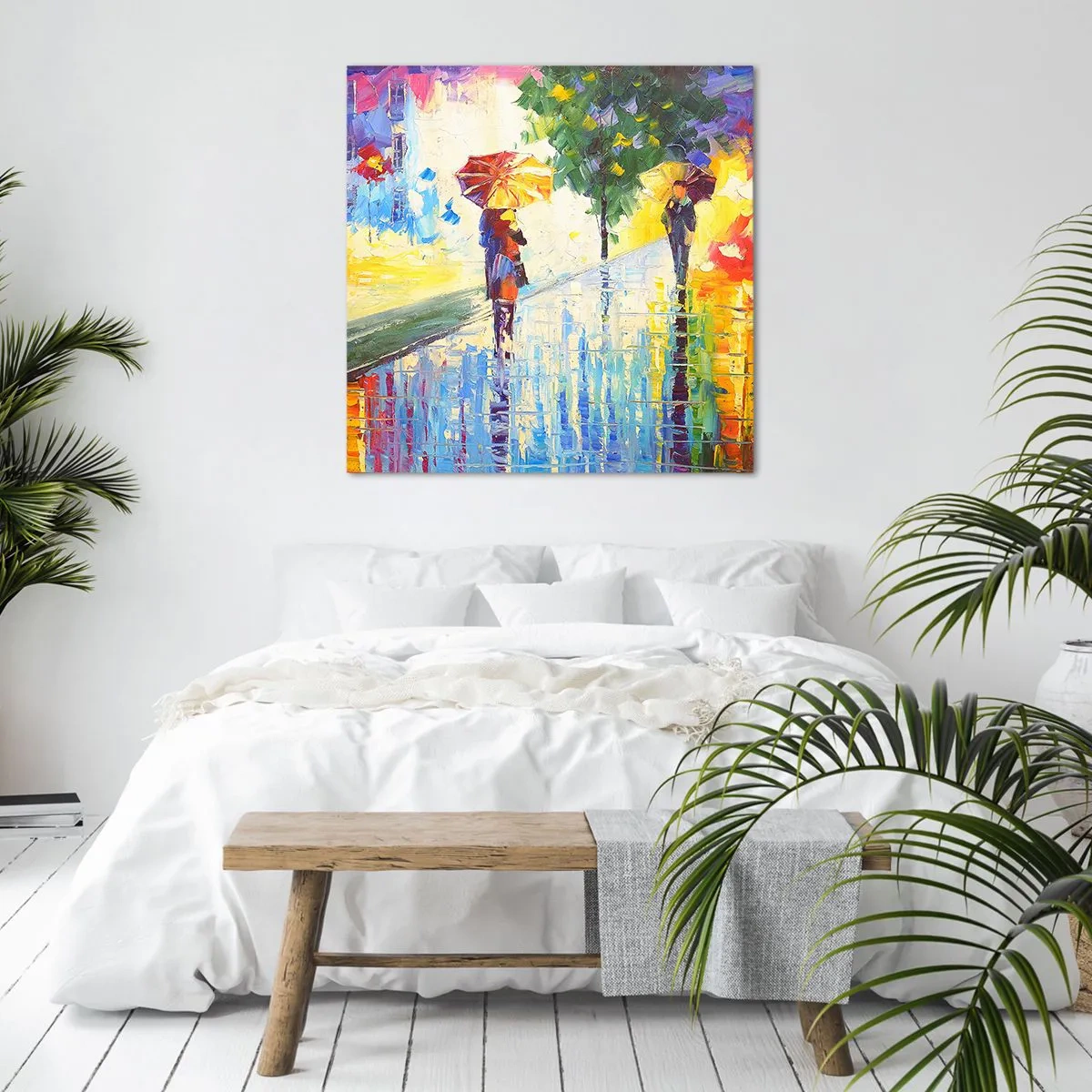 Canvastavla - Bild på duk - Allt klart - 70x70 cm