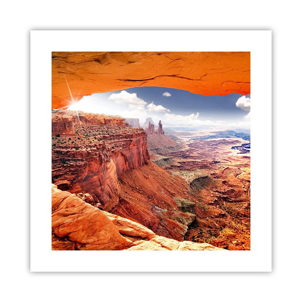 Affisch - Skapat av naturen - 40x40 cm