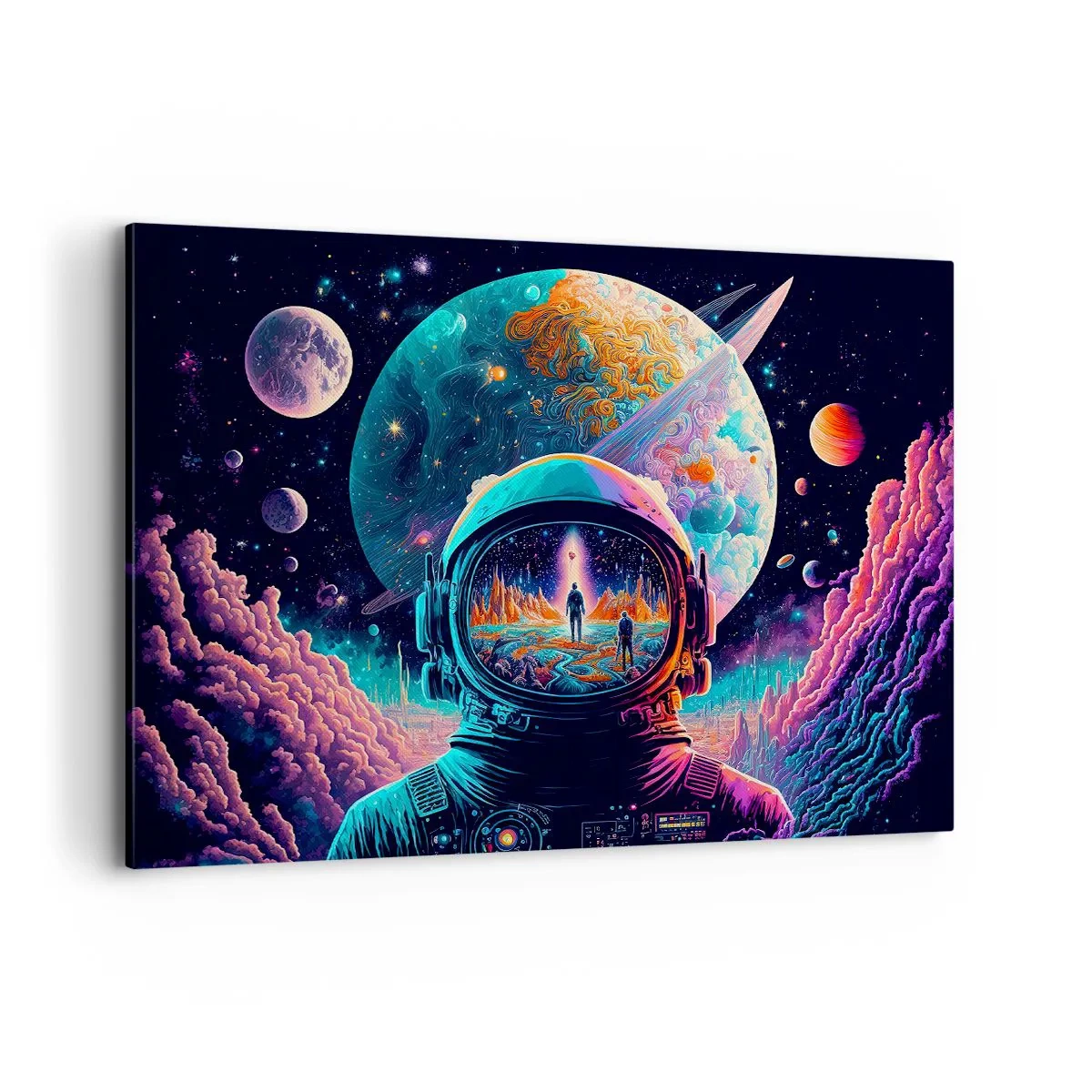 Canvastavla - Bild på duk - Filosofer har aldrig drömt - 100x70 cm