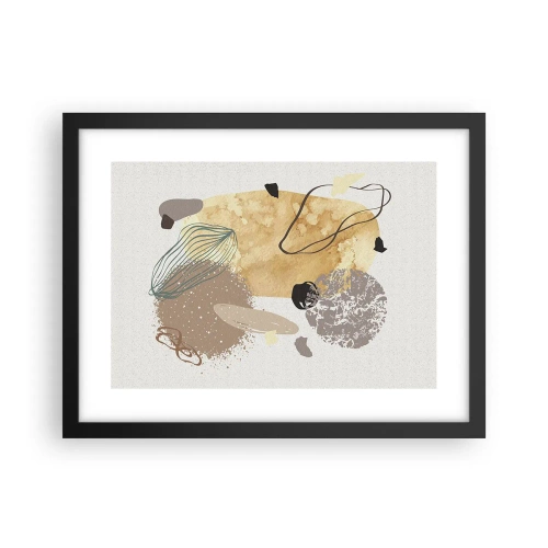 Affisch i svart ram - Olika former - 40x30 cm