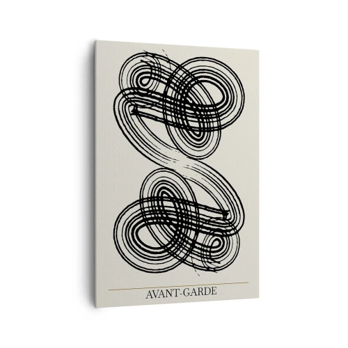 Canvastavla - Bild på duk - Det kom ut spontant - 70x100 cm