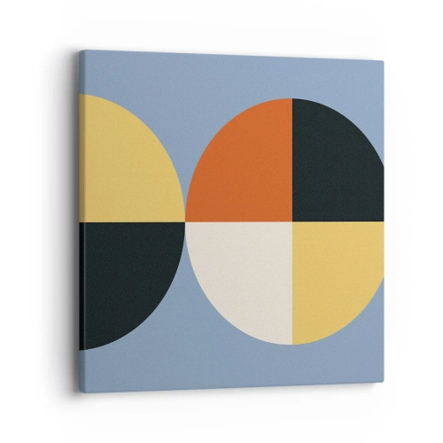 Canvastavla - Bild på duk - Titta och räkna - 40x40 cm