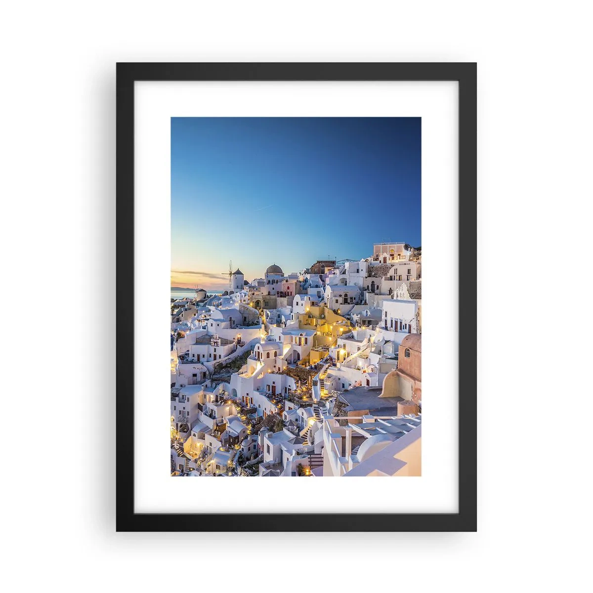 Affisch i svart ram - Grekhetens essäns - 30x40 cm