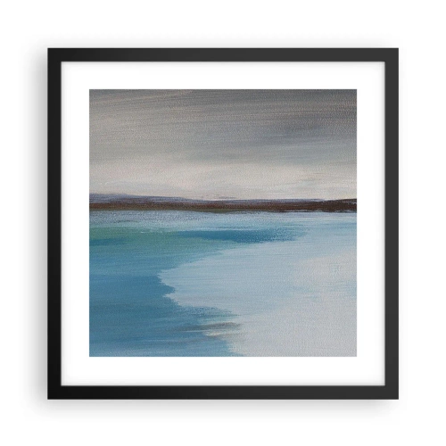 Affisch i svart ram - Horisontellt landskap - 40x40 cm