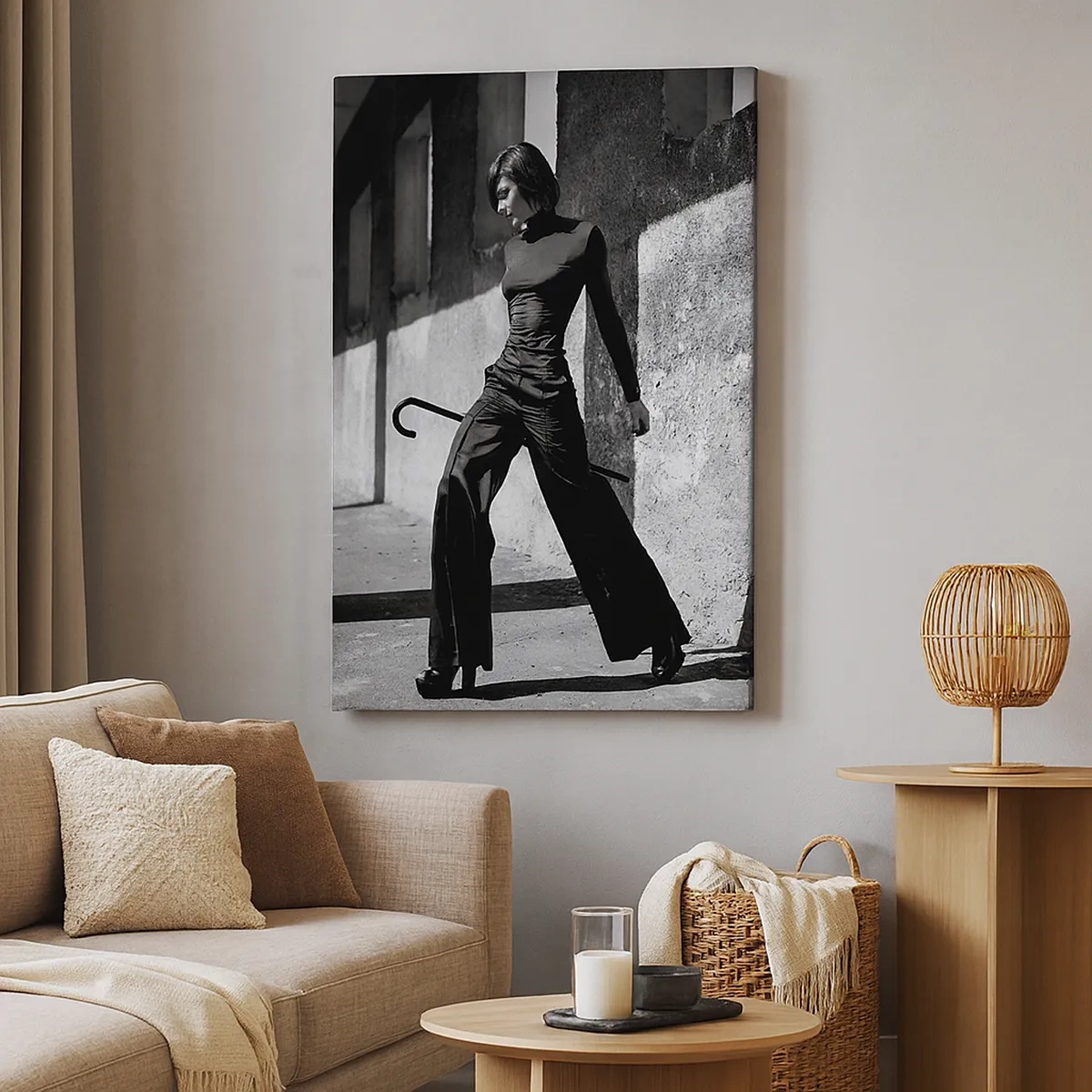 Canvastavla - Bild på duk -  Stadselegans - 50x70 cm