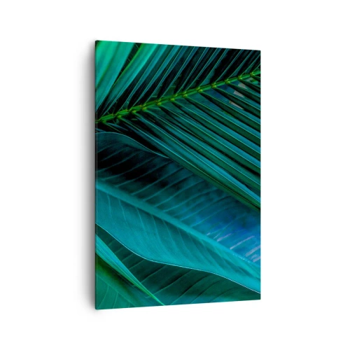 Canvastavla - Bild på duk - Grönskans anatomi - 70x100 cm
