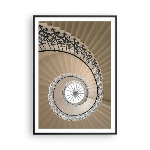 Affisch i svart ram - I musslans mitt - 70x100 cm