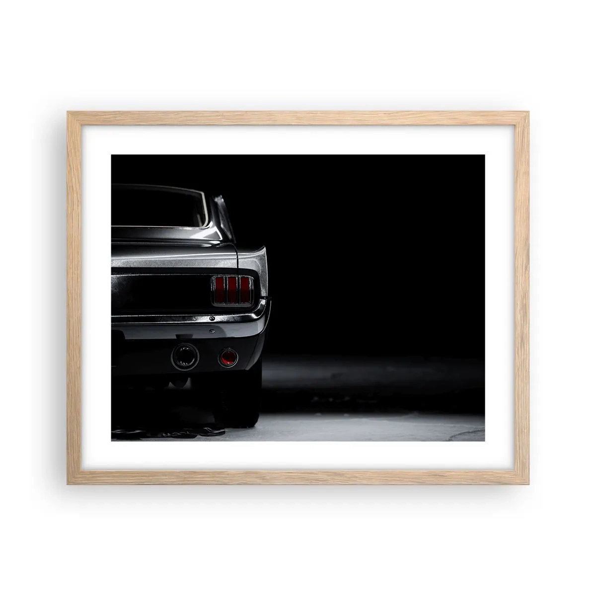 Affisch i ram av ljusek - Klassisk charm - 50x40 cm