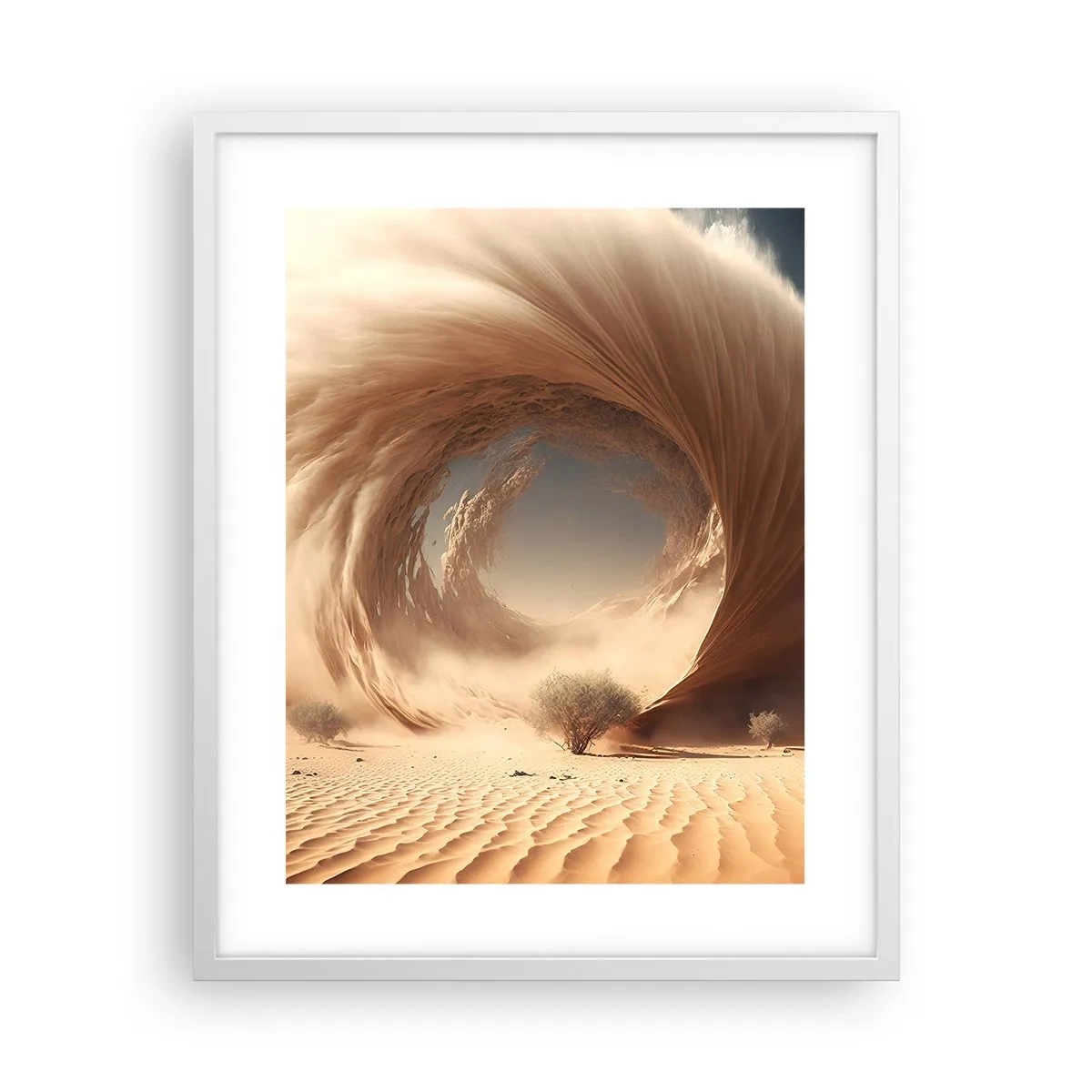 Affisch i vit ram - Öppen portal - 40x50 cm