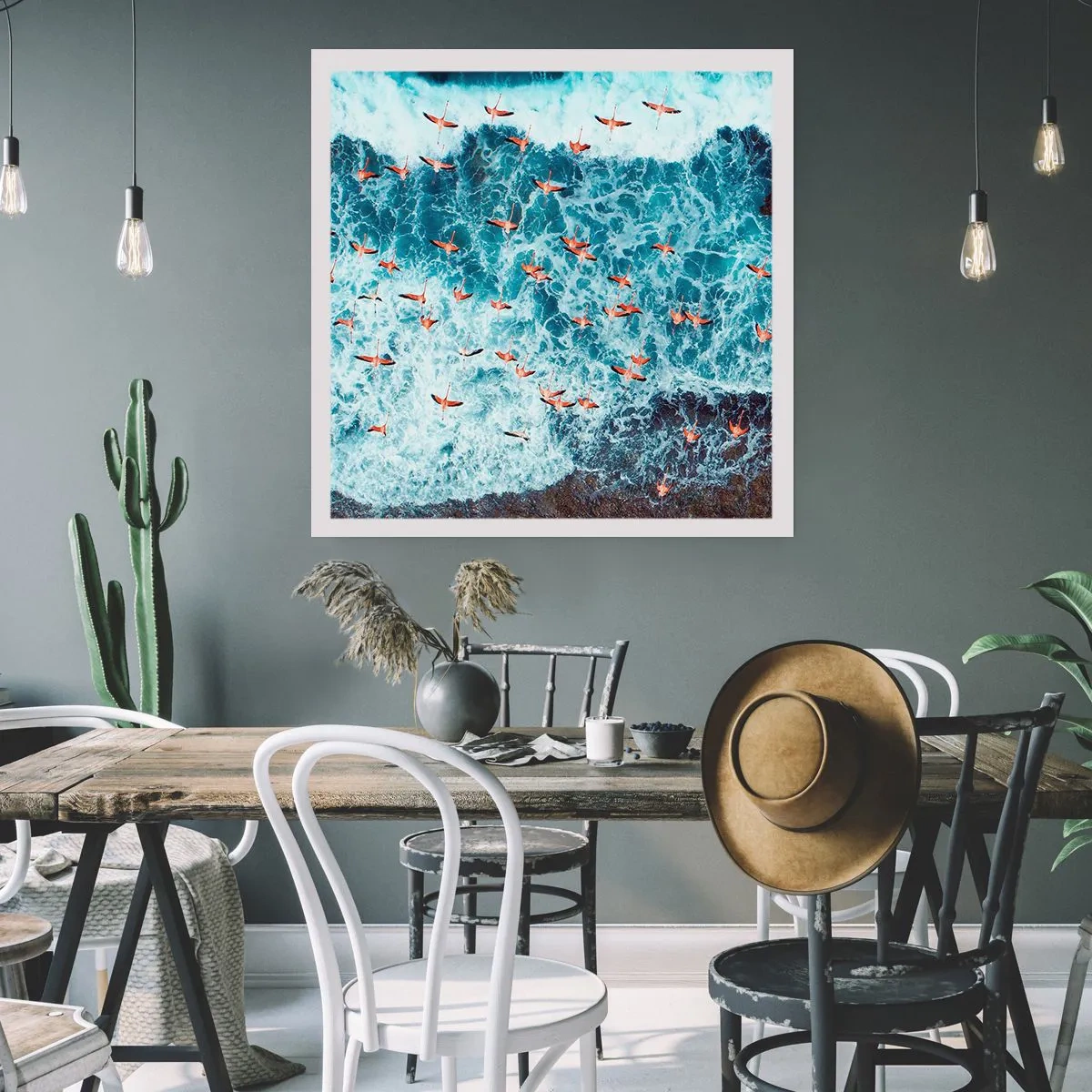 Affisch - Kustparad - 30x30 cm