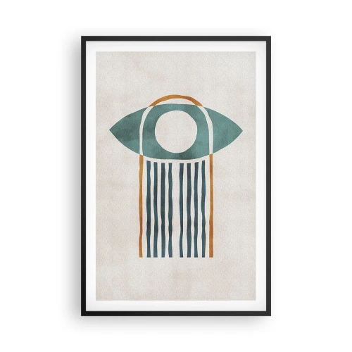 Affisch i svart ram - Tecken och ritualer - 61x91 cm