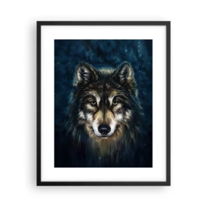 Affisch i svart ram - Alfa? Och omega - 40x50 cm