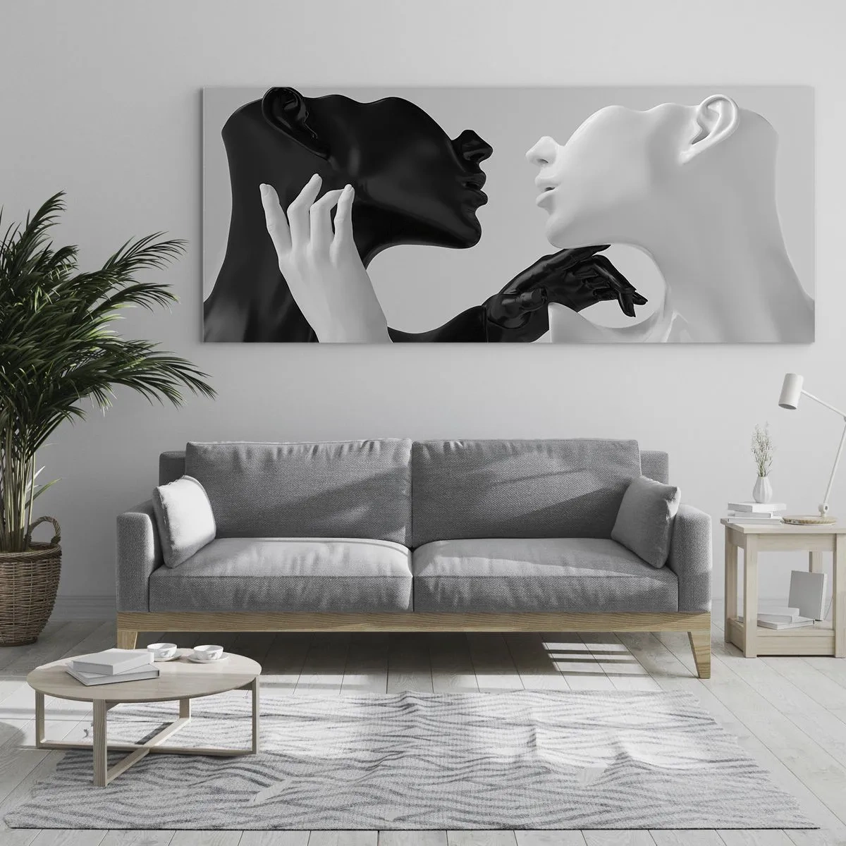 Glastavla - Bild på glas - Attraktion - lust - 90x30 cm