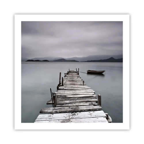 Affisch - Imorgon kan du ge dig iväg - 60x60 cm