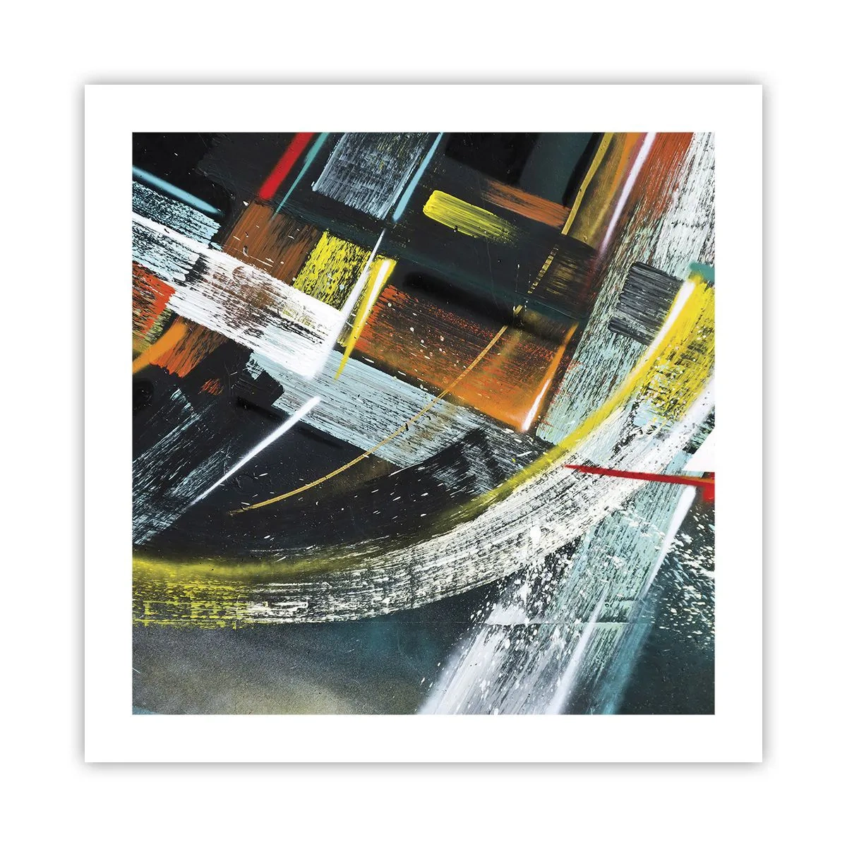 Affisch - Rörelsens energi - 50x50 cm