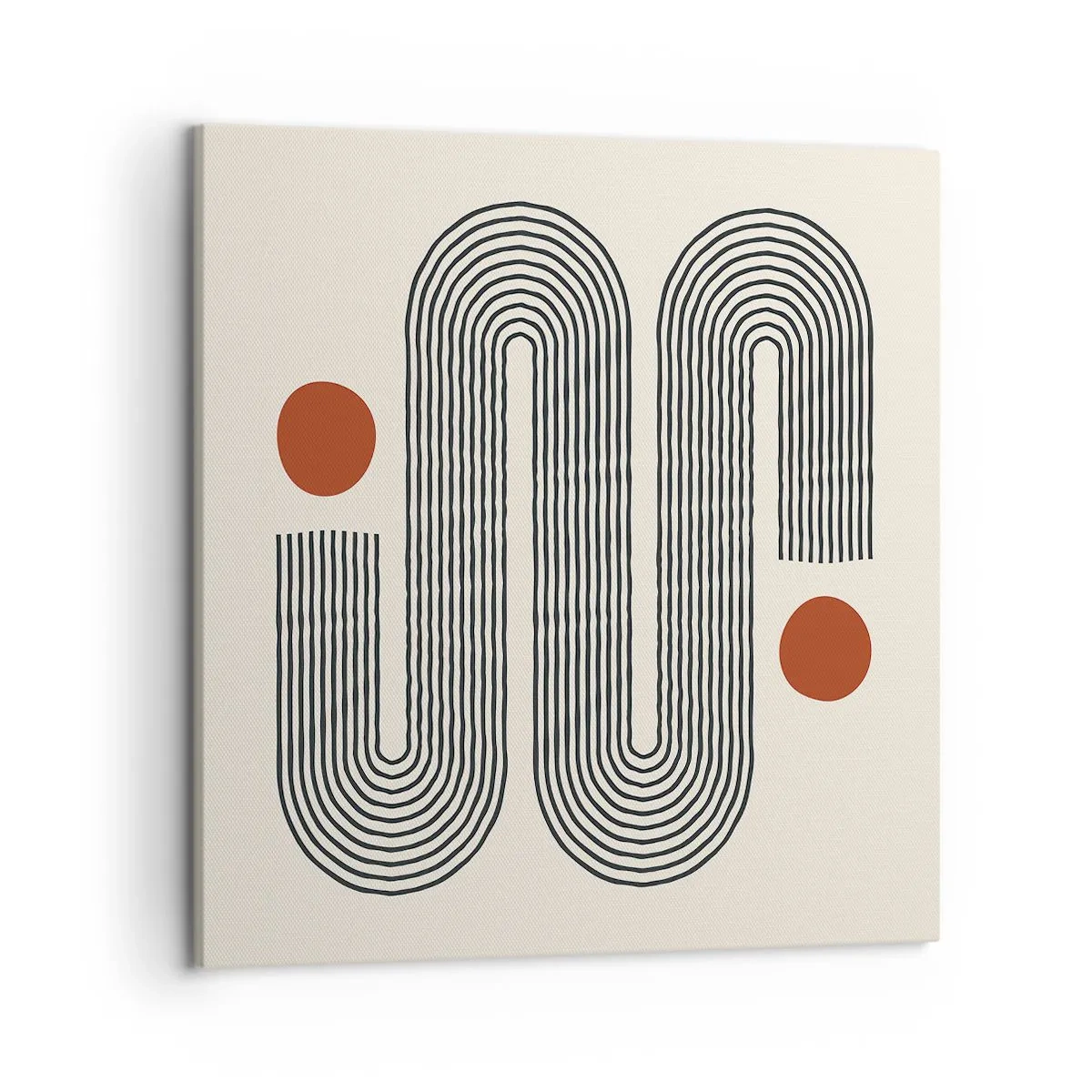 Canvastavla - Bild på duk - från början till slutet - 50x50 cm