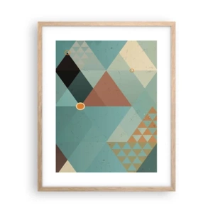 Affisch i ram av ljusek - Mångfaldens enighet, enighetens mångfald - 40x50 cm