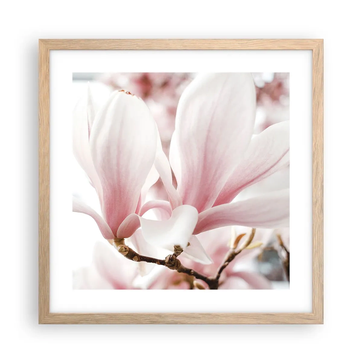 Affisch i ram av ljusek - Oändlig känslighet - 40x40 cm