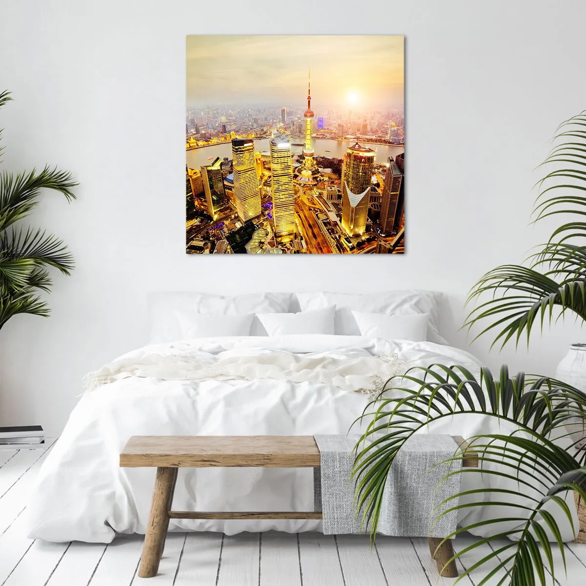 Canvastavla - Bild på duk - Asiatisk dröm - 30x30 cm