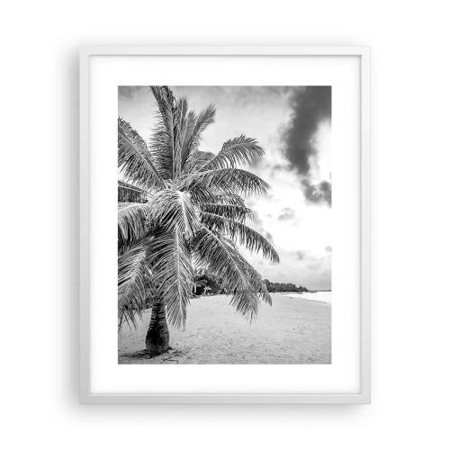 Affisch i vit ram - När du längtar efter ensamheten... - 40x50 cm