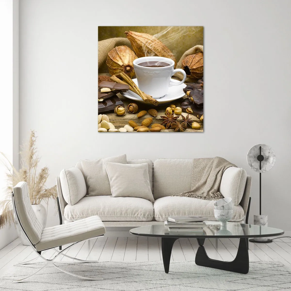 Glastavla - Bild på glas - För de som söker upplevelser - 40x40 cm