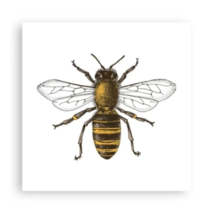 Affisch - Vackert och bra - 40x40 cm