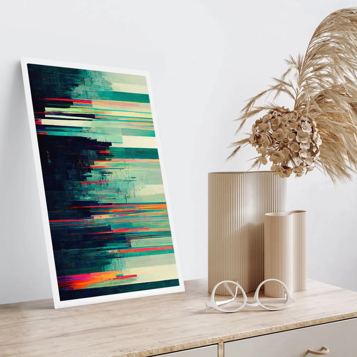 Affisch - Futuristisk stad - 50x70 cm