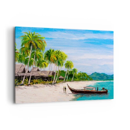 Canvastavla - Bild på duk - En exotisk dröm - 120x80 cm