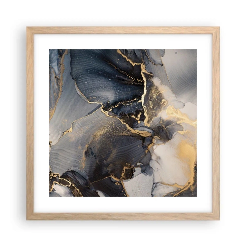 Affisch i ram av ljusek - En stens liv - 40x40 cm
