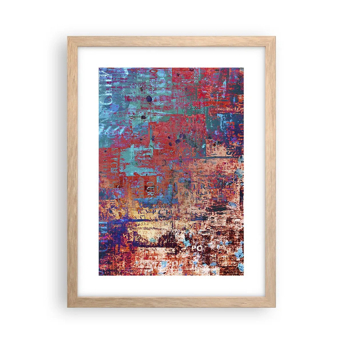 Affisch i ram av ljusek - Minne och icke-minne - 30x40 cm