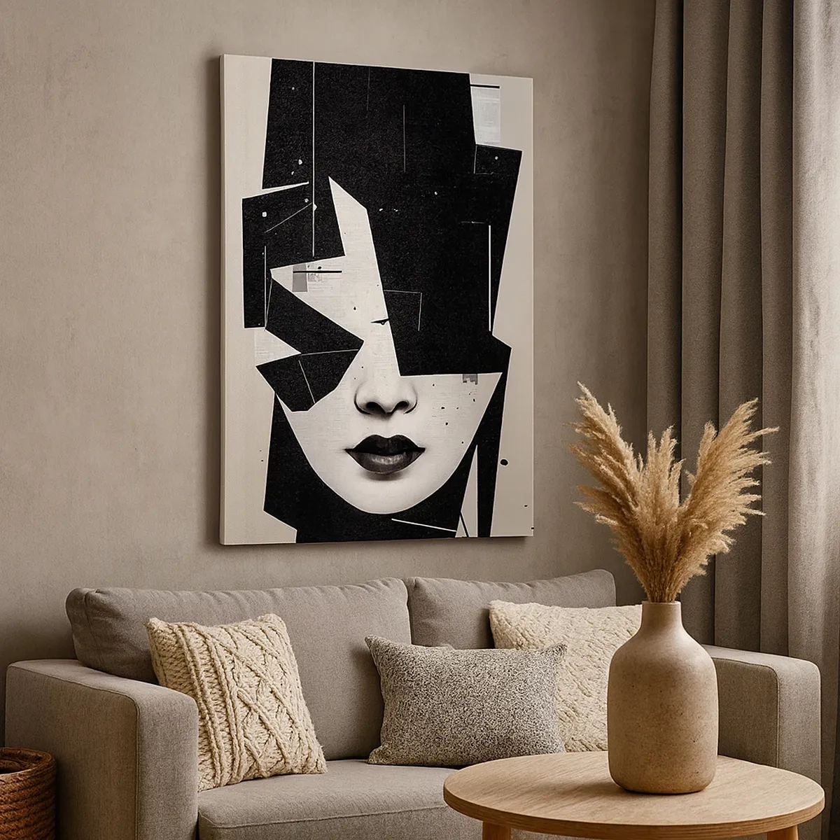 Canvastavla - Bild på duk - Djupt dold - 50x70 cm