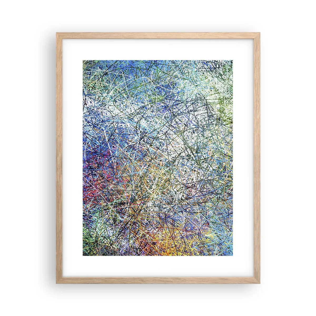 Affisch i ram av ljusek - Det är inte så enkelt - 40x50 cm