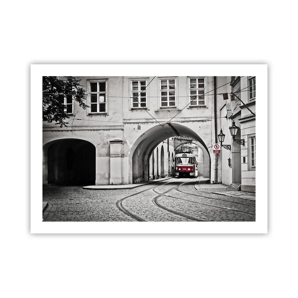 Affisch - Genom stadens labyrint - 70x50 cm