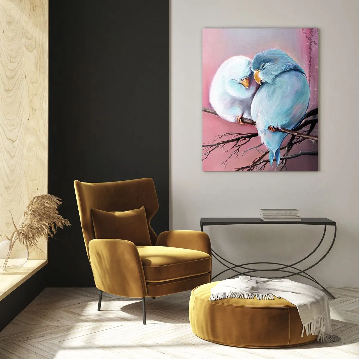 Glastavla - Bild på glas - Lägga till något?… - 50x70 cm