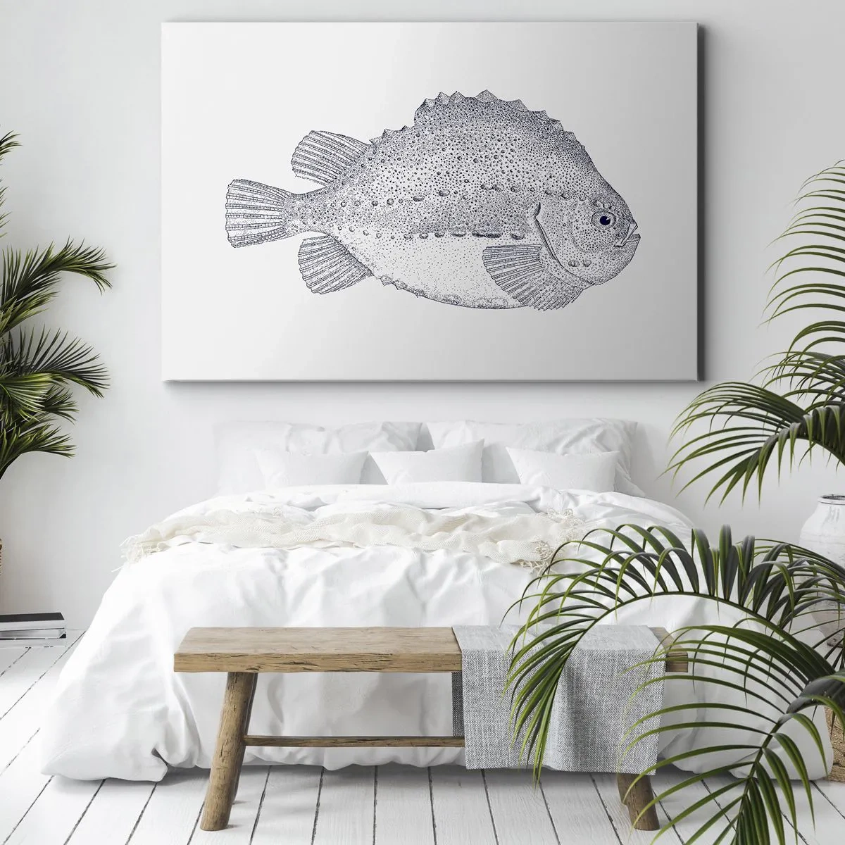 Canvastavla - Bild på duk - Till naturforskarens album - 100x70 cm