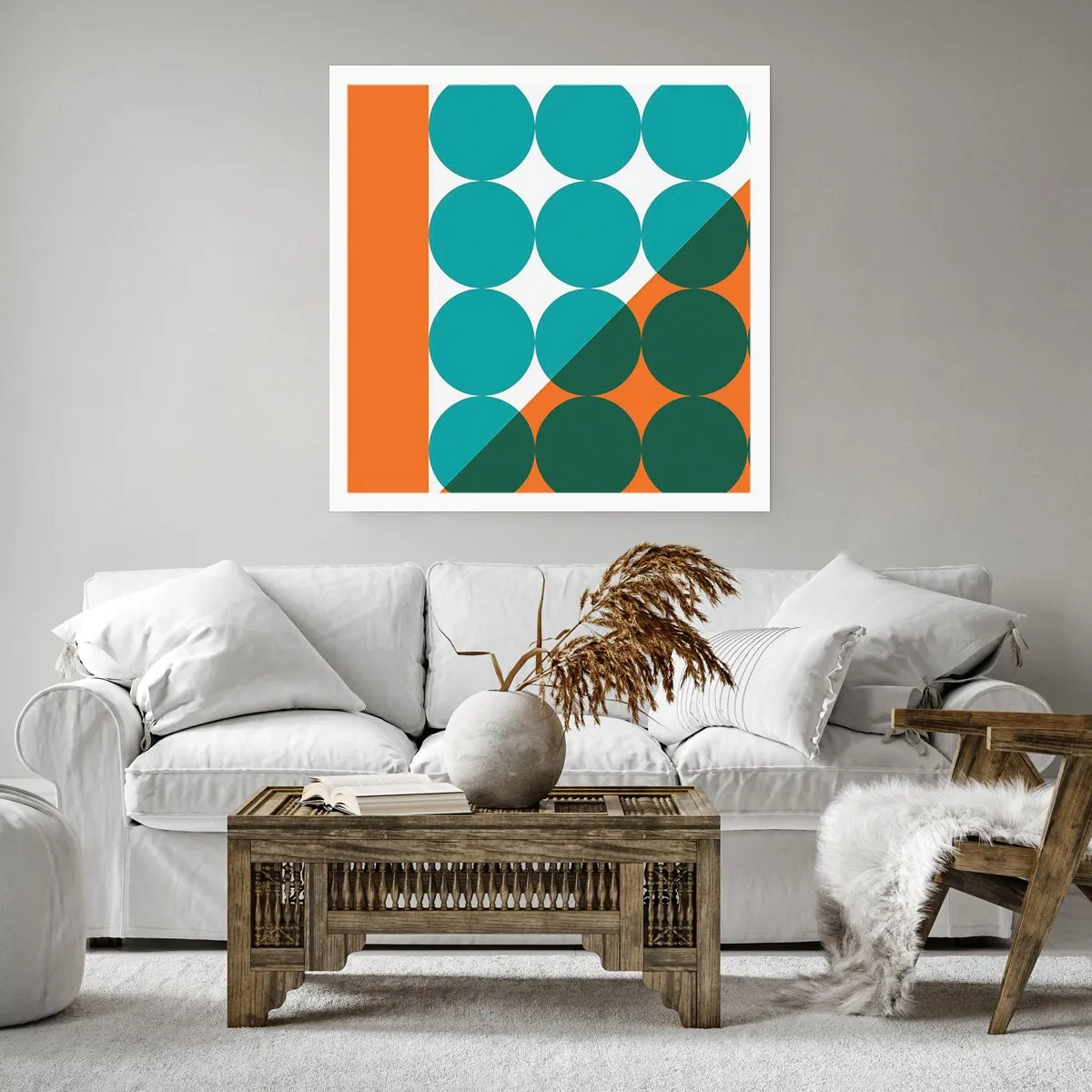 Affisch - Uppåt och på diagonalen - 60x60 cm