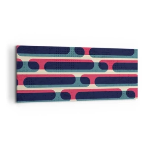 Canvastavla - Bild på duk - In och framåt - 100x40 cm