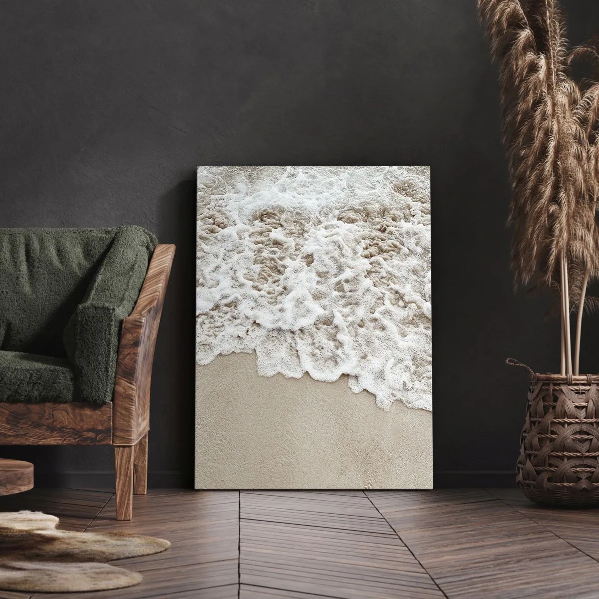 Canvastavla - Bild på duk - Strax tillbaka - 65x120 cm