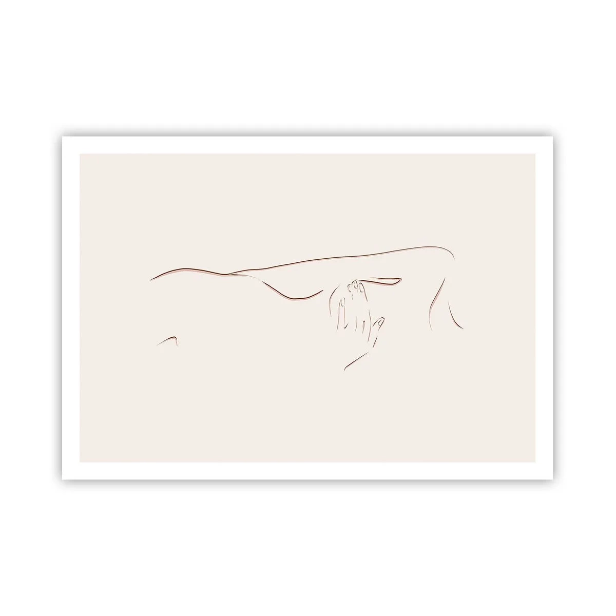 Affisch - Begärans form - 100x70 cm