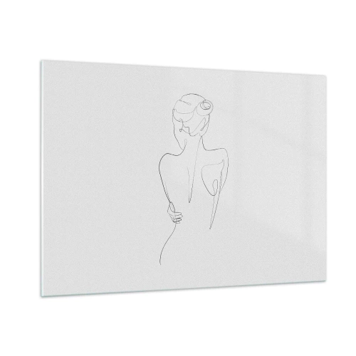 Glastavla - Bild på glas - Kroppens musik - 100x70 cm